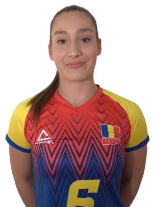 Female Volleyball Player Alesia Teodora Cristea