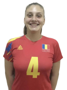 Female Volleyball Player Alexandra Spinoche