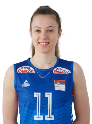 Female Volleyball Player Anja Zubić