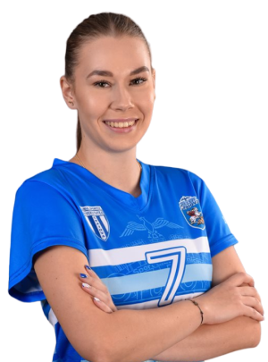 Female Volleyball Player Alina-Theodora Stan