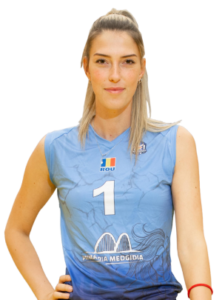 Female Volleyball Player Diana-Andreea Ariton