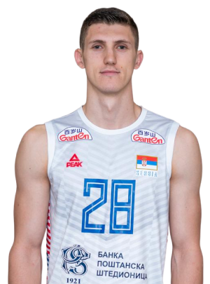 Male Volleyball Player Lazar Marinović