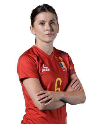 Female Volleyball Player Mihaela Albu