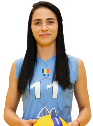 Female Volleyball Player Ramona-Adelina Rus